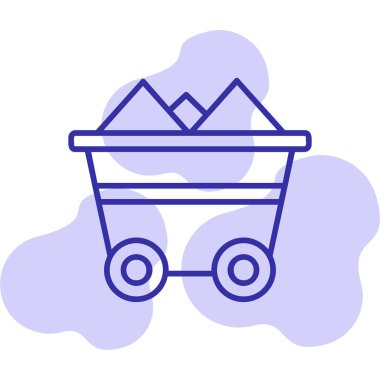 cart web simgesi basit illüstrasyon 