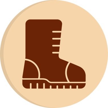 Ayakkabı simgesinin vektör illüstrasyonu