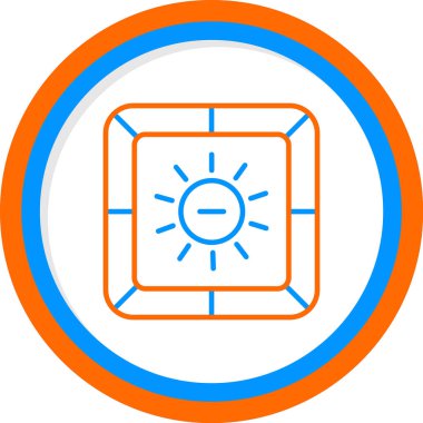 Karşıtlık ağ ikonu vektör illüstrasyonu