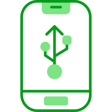 Smartphone web simgesi, vektör çizim 