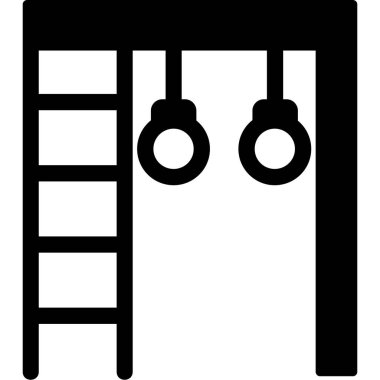 Spor Salonu Çubukları web simgesi, vektör illüstrasyonu 