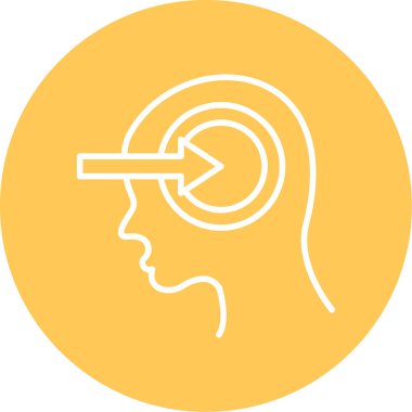 Algı web simgesi basit illüstrasyon 