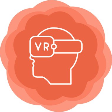 virtual reality glasses vector icon design