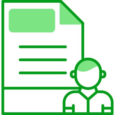 İnsanların vektör çizimi ve iş simgesi. multimedya ve baskı kavramı