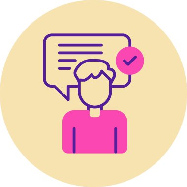 Karar Web simgesi vektör illüstrasyonu oluşturma