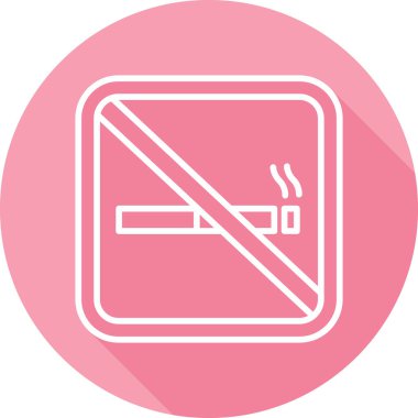 Sigara ikonu yok, yasak işaret