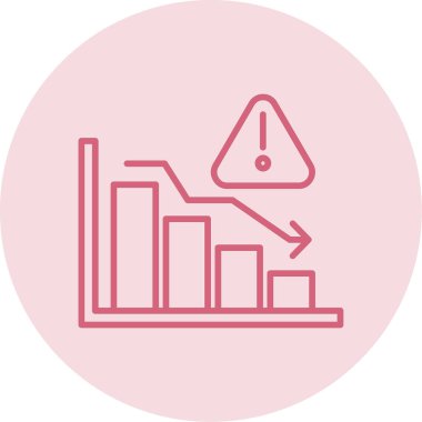 Kriz web simgesi vektör illüstrasyonu