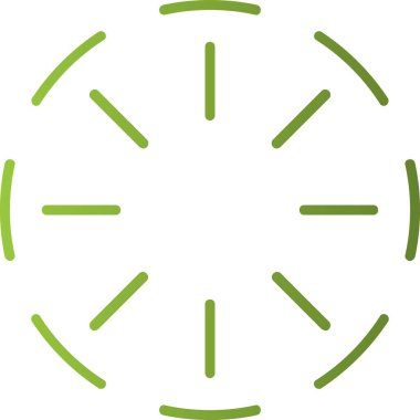 Çember simgesi, vektör illüstrasyonu basit tasarım