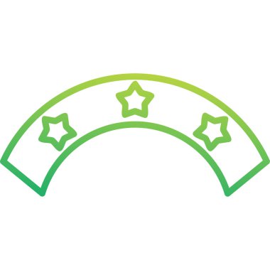 derecelendirme simgesi, vektör illüstrasyonu basit tasarım