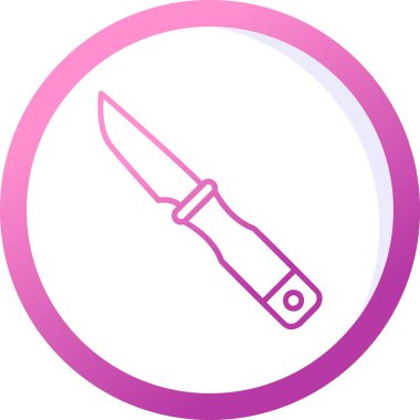 bıçak simgesi vektör illüstrasyonu