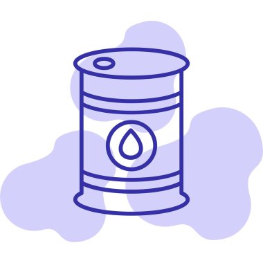 Petrol varil simge vektör çizim