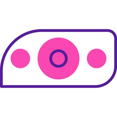 Modern araba aydınlatma simgesinin vektör illüstrasyonu                  