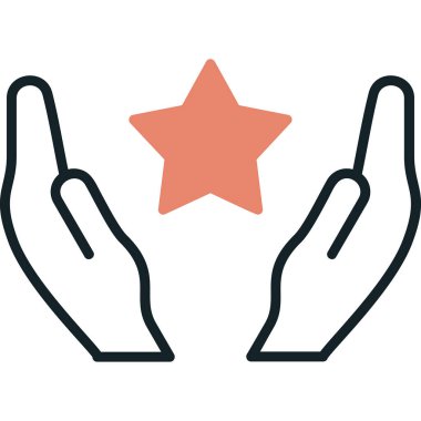 star web icon simple illustration 