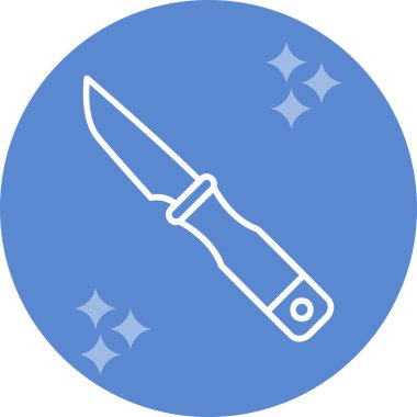 bıçak simgesi vektör illüstrasyonu