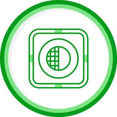 Karşıtlık ağ ikonu vektör illüstrasyonu