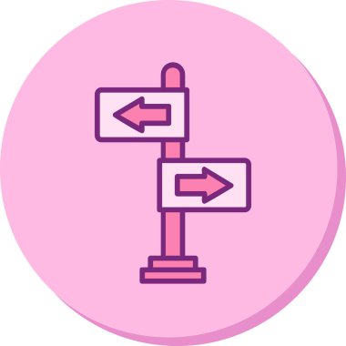 yönler web simgesi basit tasarım 