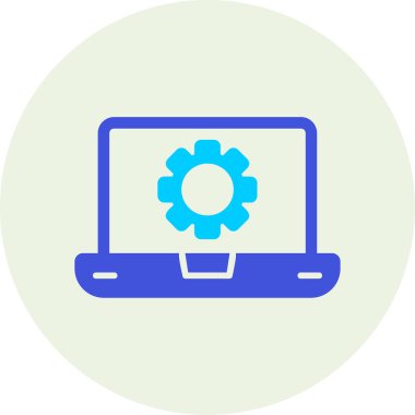 Yazılım web simgesi vektör illüstrasyonu