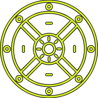 Ağ için koruma kalkanı vektör simgesi 