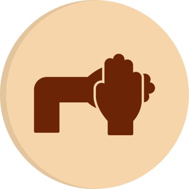 Kendini Sınırla Ağ simgesi basit illüstrasyon 