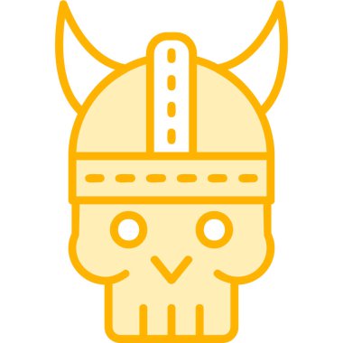 Bir kafatasının vektör çizimi 