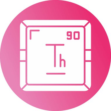 Toryum modern simgesinin vektör illüstrasyonu              