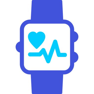 smartwatch simgesi, vektör illüstrasyonu 