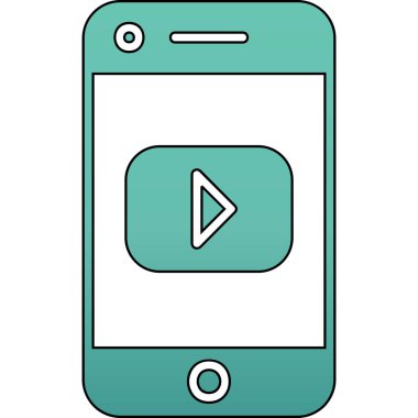 vektör çizimi sosyal medya simge 