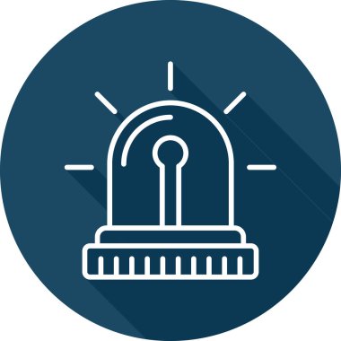 Modern Siren simgesinin vektör illüstrasyonu      