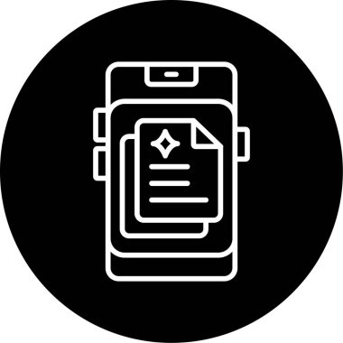 belge dosya simgesi düz biçimli 