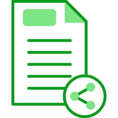 belge web simgesi basit illüstrasyon. multimedya ve baskı kavramı