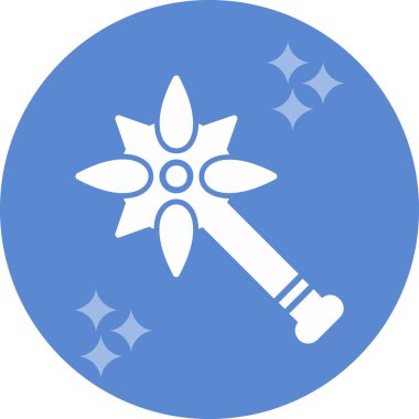 Topuz. Web simgesi basit illüstrasyon              