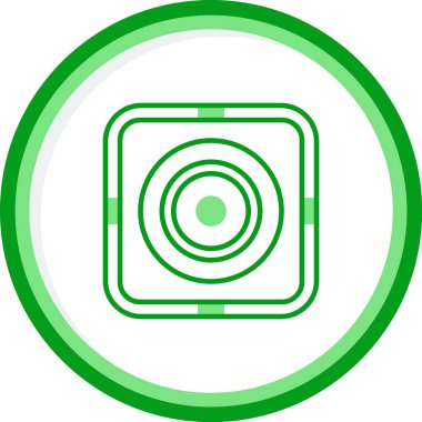 ses kayıt simgesi, vektör illüstrasyonu basit tasarım