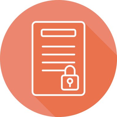 belge dosya simgesi düz biçimli 