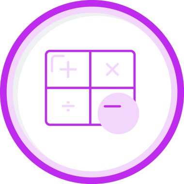 hesap makinesi vektör simgesi modern basit vektör çizimi