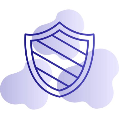 kalkan simgesi web basit illüstrasyon