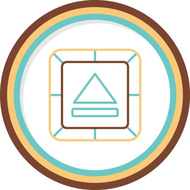 Düğme simgesini, ortam simgesini, müziği çıkart veya video düğmesi çal