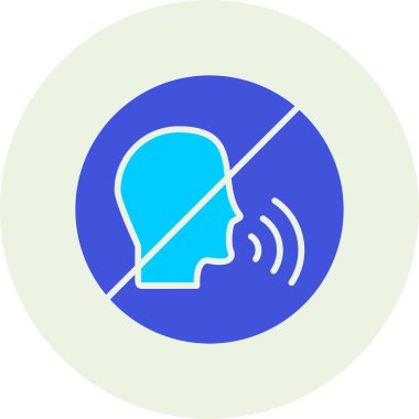 Konuşan Web simgesi vektör çizimi yok