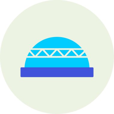 Bosu Ball web simgesi vektör illüstrasyonu