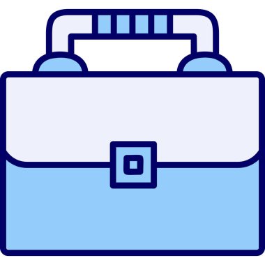 Evrak Çantası'nı web simge vektör çizim