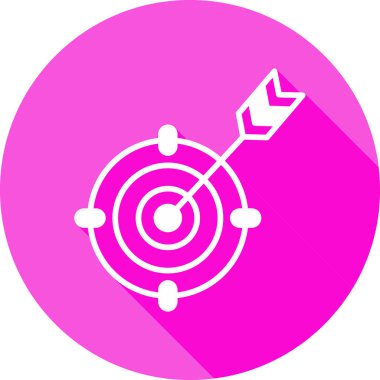 goal icon, vector illustration simple design