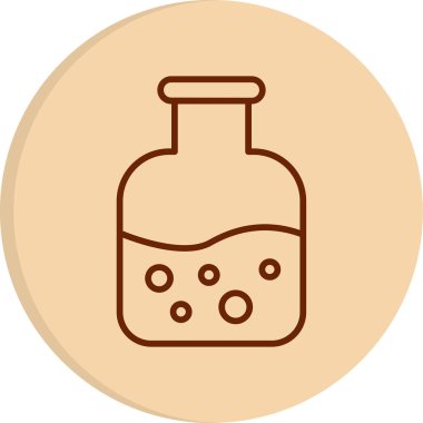 Zehir. Web simgesi basit illüstrasyon        