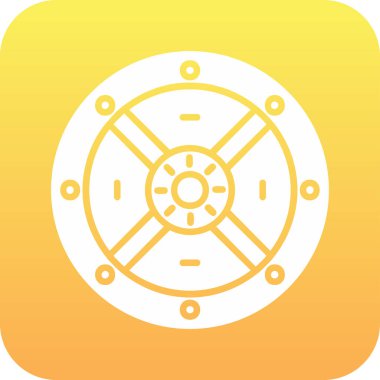 Ağ için koruma kalkanı vektör simgesi 