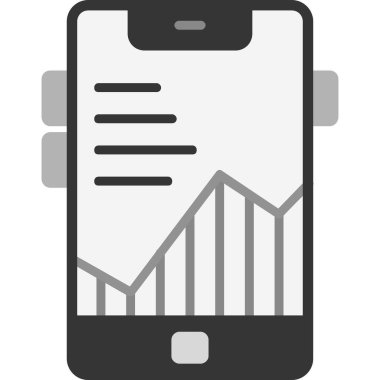 Mobil app simge vektör çizim     