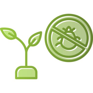 Haşere Kontrol simgesi, basit vektör illüstrasyonu 