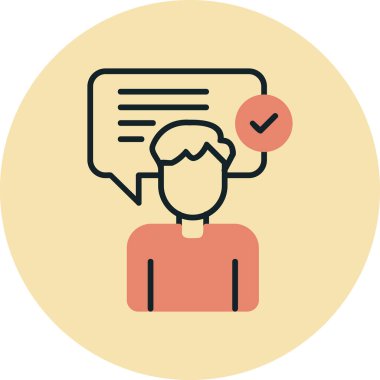 Karar Web simgesi vektör illüstrasyonu oluşturma