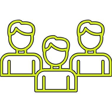 vector illustration of Group people icon 