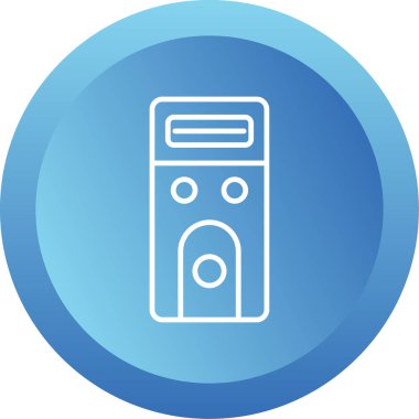 Dava web simgesi vektör illüstrasyonu