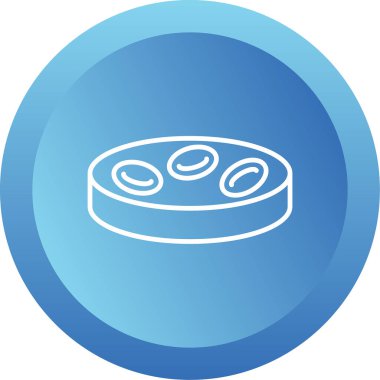 Kırmızı kan hücreleri. Web simgesi basit illüstrasyon