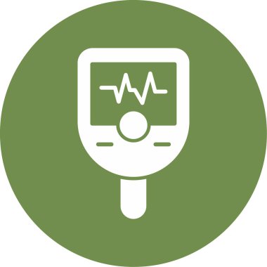 Tıbbi ikon vektör çizimi. Kan Testi          