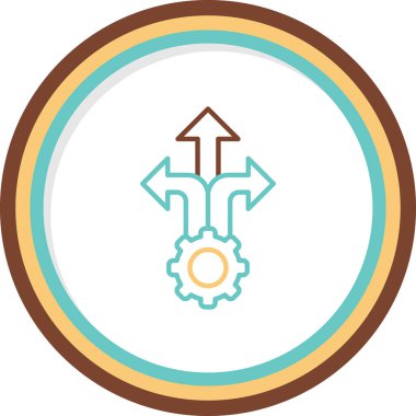 Esneklik. Web simgesi basit illüstrasyon